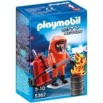 Playmobil - pompier avec combinaison de feu - 5367 - mixte - a partir de 5 ans