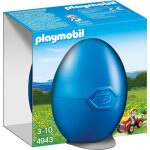 Playmobil - ?uf de p�ques - enfant avec tracteur et remorque - mixte - 33 pi�ces