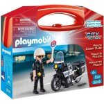 Playmobil - valisette motard de police - garçon - 13 éléments - a partir de 4 ans Playmobil - valisette motard de police - garçon - 13 éléments - a partir de 4 ans