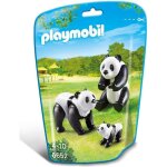 Playmobil - le zoo - famille de pandas - couple de pandas avec leur petit - mixte - a partir de 4 ans ...