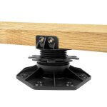 Plots de terrasse - lzq - rglables en hauteur - capacit de charge leve - empche la stagnation de ...