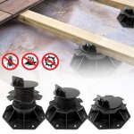 Plots de terrasse rglables en hauteur lzq - capacit de charge leve - empche la stagnation de leau ...
