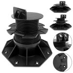 Plots terrasse rglables liliin universal pour lambourdes et dalles - marron - rglables en hauteur 60 ...