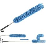 Plumeau mallable en microfibre avec manche tlescopique 135cm