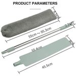 Plumeau en microfibre - brosse  poussire manche long extensible balai  poussire tlescopique lavable ...
