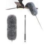 Plumeau poussi�re plumeau t�lescopique jusqu� 28 m balai pliable en microfibre lavable pour coins plafonds ...