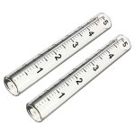 Pluviomtre - zerodis - tube de rechange en verre - mesure des prcipitations - jardin
