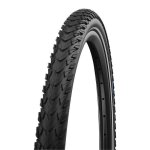 Pneu vtc - schwalbe - marathon plus tour - flanc reflex - renfort smart dual guard - noir 700x38mm