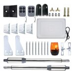 Pni kit automatisme portail battant mab300lr avec 2 moteurs 40w tlcommandes et panneau de commande
