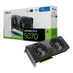 Pny - carte graphique - nvidia blackwell - geforce rtx 5070 slim oc dual fan - 12 go