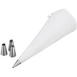 Poche à décorer - lacor - 30 cm - 4 douilles en inox - réutilisable - nylon solide Poche à décorer - lacor - 30 cm - 4 douilles en inox - réutilisable - nylon solide