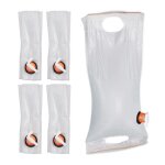 Poche d?eau 10 l pliable lot de 5 jerrycan jerrican bidon d?eau robinet bouchon camping sac eau pvc transparen ...