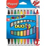 Feutres - maped - duo tip - 10 pi�ces - pointe fine et large - mixte � partir de 3 ans