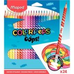 Pochette de 24 crayons de couleur effa�ables maped oops