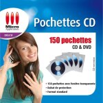Pochettes cd - micro application - 150 unités - fenêtre transparente - rabat de protection - blanc Pochettes cd - micro application - 150 unités - fenêtre transparente - rabat de protection - blanc