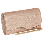 Pochette c�r�monie - nyls cr�ation - pochette femme champagne doree brillante mariage soiree jollia - ...
