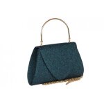 Pochette crmonie - nyls cration - sac de soiree bleu strass pochette femme mariage chic lyory - bleu ...