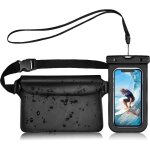 Pochette tanche smartphone 2 en 1 - rosedo - rosedoes - natation - noir