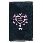 Pochette etui protection cuir porte carte grise papiers voiture permis de conduire noir super maman