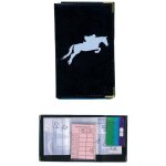 Pochette etui protection porte carte grise - papiers voiture - permis de conduire en cuir noir cheval ...