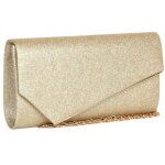 Pochette c�r�monie - nyls cr�ation - pochette femme gold paillettes sac soiree dore mariage charmy - ...