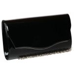 Pochette crmonie - nyls cration - pochette femme noire vernis mariage minaudiere classe egla - noir ...