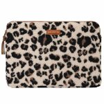 Pochette ordinateur teddy 15 - 16 pouces leopard selencia