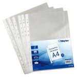 Pochettes perfores a4 - waytex - 931301 - transparentes - graines - 40 microns - paquet de 50