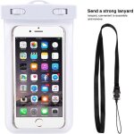 Pochette �tanche - universel - waterproof case - compatible iphone / samsung - 6 pouces - blanc