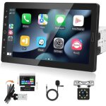 Autoradio 1 din - podofo - 101 pouces - bluetooth 4. 0 - android auto - cam�ra de recul hd