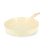 Po�le 28cm colorama cr�me - en aluminium - rev�tement antiadh�sif en c�ramique