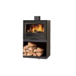 Po�le bois b�che godin clairvoy 7kw - noir mat - 411104