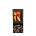 Poêle à bois - supra - jacco bûcher - acier - 5kw - Étanche - bûcher intégré Poêle à bois - supra - jacco bûcher - acier - 5kw - Étanche - bûcher intégré