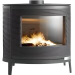 Po�le � bois invicta kaori 9 kw anthracite