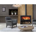 Poêle à bois - panadero - chopin 3v ecodesign - 82 kw - bûches 80 cm Poêle à bois - panadero - chopin 3v ecodesign - 82 kw - bûches 80 cm