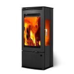 Po�le � bois talma tri vision acier - vertical - 91kw - 458 x 1058 x 438 cm