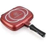 Po�le - herenthal - double face effet pierre - 28 cm - rouge - antiadh�sif