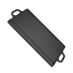 Pole  frire et griller - vvikizy - fonte - antiadhsive - double face - 50. 5x23. 5 cm