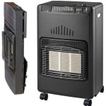 Poele  gaz infrarouge 4200w nova chauffage dappoint piezo volume 120 m3 pliable niklas