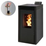 Po�le � granul�s interstoves marina 6 �tanche 62 kw + kit conduit �80 / 125