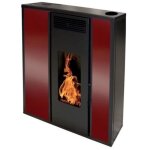 Po�le � granules tessa 10 etanche concentrique - bordeaux