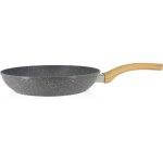 Po�le - menastyl - 28 cm - aluminium - cannelle - poign�e en bois clair