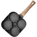 Poele a omelette - limics24 - antiadhsive pole crpes quatre trous  frire cuisinire gaz induction ...