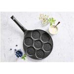 Pole  pancakes - easy pancake - 26cm - anti - adhrent - sans pfoa - cuisson 7 mini pancakes