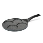 Pole  pancakes livoo mep148 - antiadhsif  26cm 4 empreintes de  10cm manche baklite tous feux dont ...
