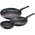 Poêles tefal simple cook b55691 20 / 24 / 28 cm - lot de 3 - anti - adhésif - noir Poêles tefal simple cook b55691 20 / 24 / 28 cm - lot de 3 - anti - adhésif - noir
