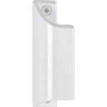 Poign�e aileron profil�e long 90mm hoppe - aluminium laqu� blanc 9010. 430