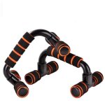 Poignes dappui pour pompe / push - up bars dispositif pour musculation orange appareil de fitness  ...