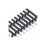 Poignes darmoire t bar bton yyv - noir - lot de 20 - entraxe 64 mm
