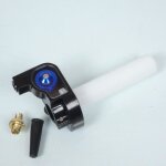 Poign�e de gaz dacc�l�rateur tirage rapide noir bleu pour moto 50 � boite 266132 - 1n